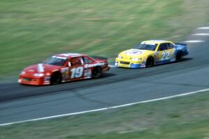 Randy MacDonald's Chevy Lumina and Mike Miller's Chevy Lumina