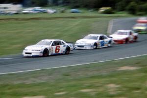 Leighton Reese's Chevy Lumina, Jimmy Spencer's Chevy Lumina and Johnny Benson, Jr.'s Chevy Lumina