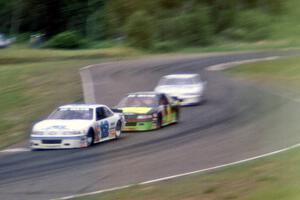 Jimmy Spencer's Chevy Lumina, Jay Sauter's Chevy Lumina and Leighton Reese's Chevy Lumina