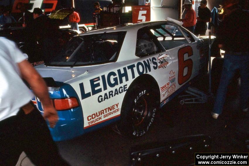 Leighton Reese's Chevy Lumina in the paddock