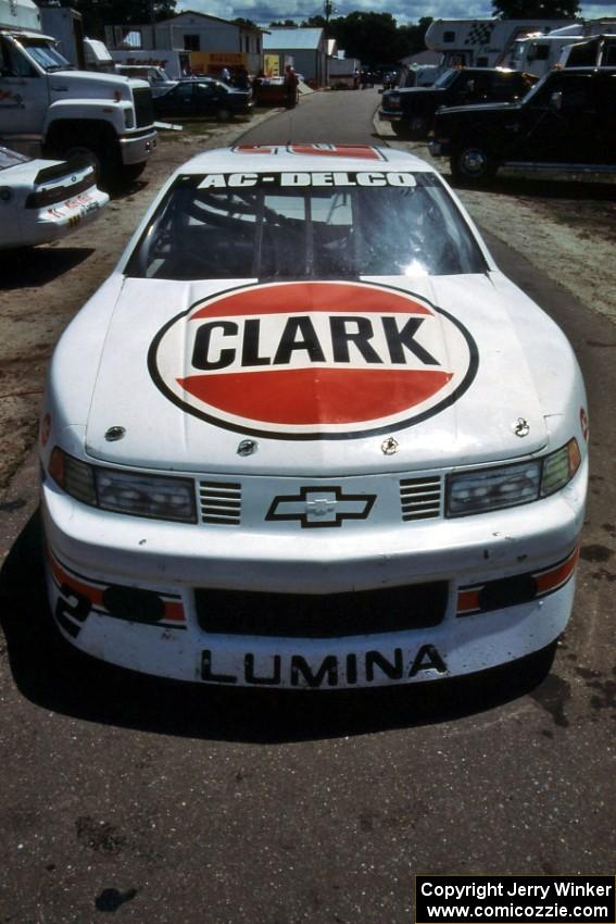 Terry Wente's Chevy Lumina in the paddock