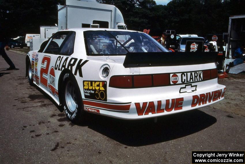 Terry Wente's Chevy Lumina in the paddock