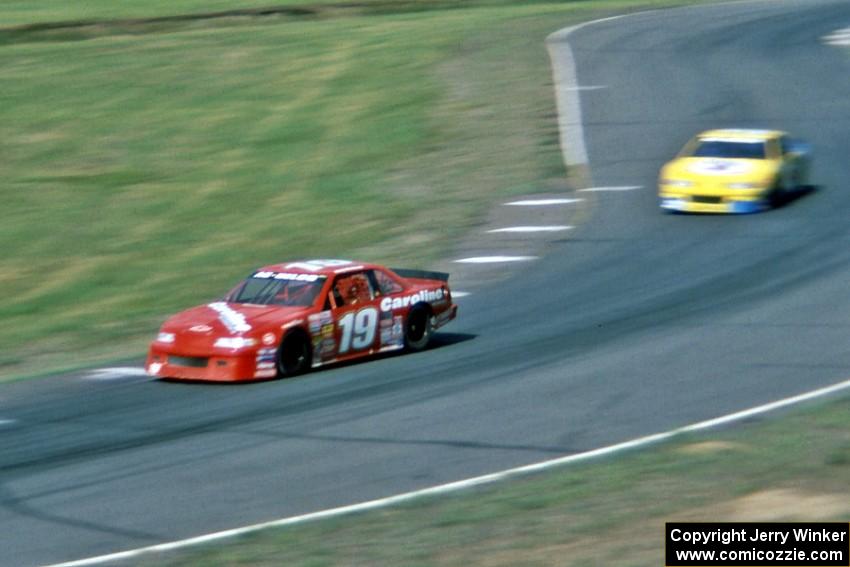 Randy MacDonald's Chevy Lumina and Mike Miller's Chevy Lumina