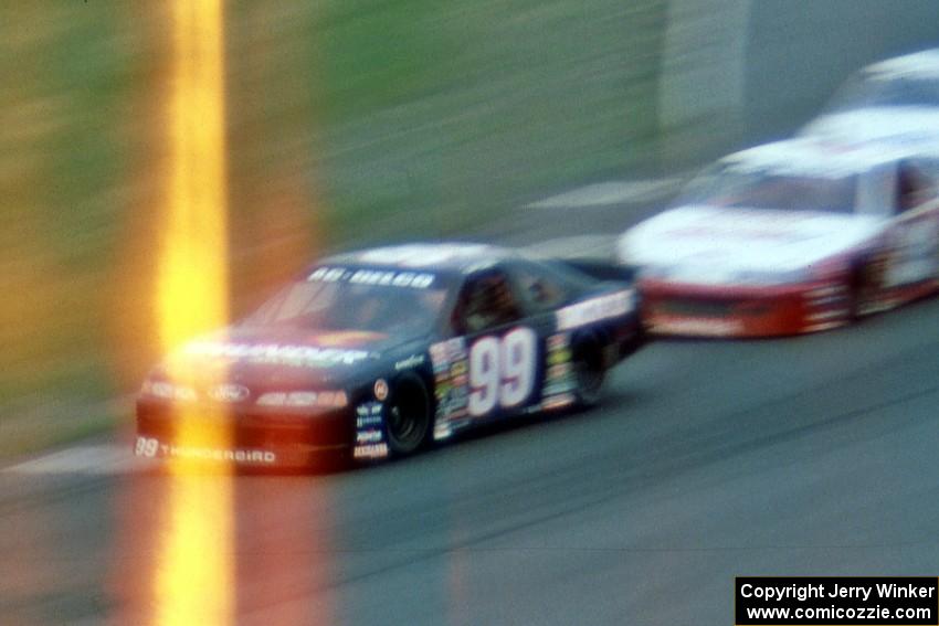 Dick Trickle's Ford Thunderbird and Johnny Benson, Jr.'s Chevy Lumina