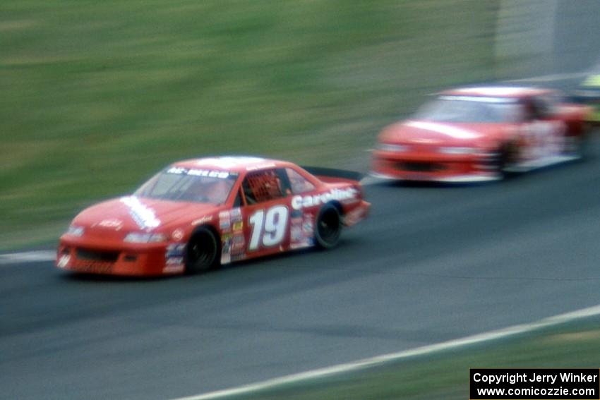 Randy MacDonald's Chevy Lumina and Brad Loney's Chevy Lumina