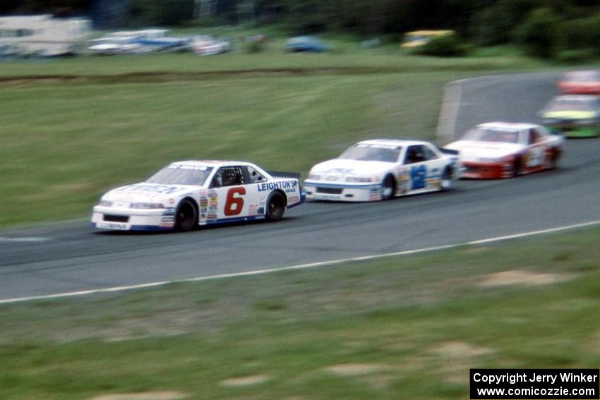 Leighton Reese's Chevy Lumina, Jimmy Spencer's Chevy Lumina and Johnny Benson, Jr.'s Chevy Lumina