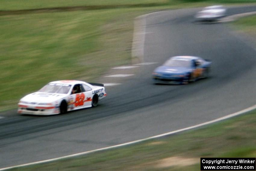 Butch Miller's Ford Thunderbird and Bob Senneker's Ford Thunderbird