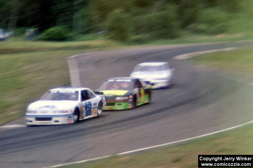 Jimmy Spencer's Chevy Lumina, Jay Sauter's Chevy Lumina and Leighton Reese's Chevy Lumina