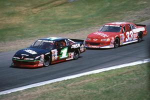 Jay Sauter's Chevy Lumina and Brad Loney's Chevy Lumina