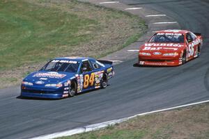 Bob Senneker's Ford Thunderbird and Brett Bell's Ford Thunderbird