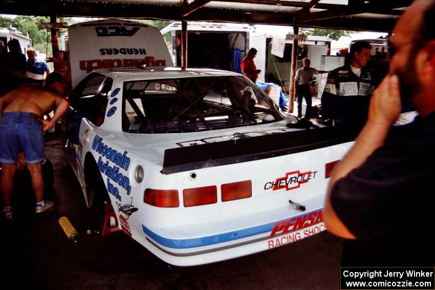 Scott Hansen's Chevy Lumina in the garage area