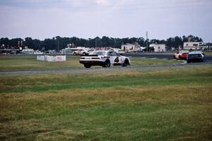 Tony Raines' Pontiac Grand Prix, Mike Miller's Pontiac Grand Prix, ?, Bob Senneker's Ford Thunderbird and Dave Sensiba's Chevy