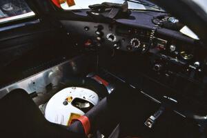 Interior detail of a Porsche 936 or 956 (?)