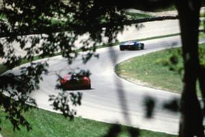 Ford GT-40s through the carousel