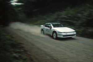 Chris Czyzio / Eric Carlson Mitsubishi Eclipse GSX on the practice stage.