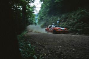 Michael Curran / Joe McGirl Ford Mustang on the practice stage.