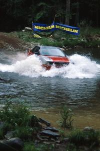 Sakis Hadjiminas / John Bellefleur Audi 90 Sport finishes SS1, Stony Crossing.