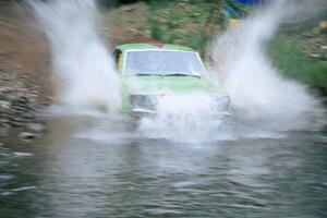 Ann Jordan / Alan Jordan Mazda RX-3 finishes SS1, Stony Crossing.