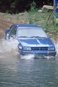 Kendall Russell / John Hurley Dodge Shadow GT finishes SS1, Stony Crossing.