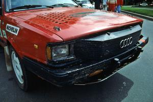 Front of the Jon Kemp / Gail McGuire Audi 4000 Quattro