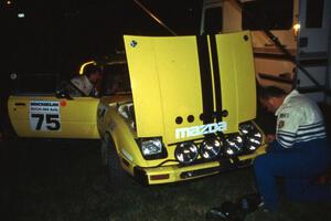 David Liebl / Lou Binkley Mazda RX-7 at Germania service