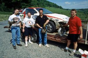 Steve Gingras / Bill Westrick Mitsubishi Eclipse GSX with Tim and Larry, their crew.