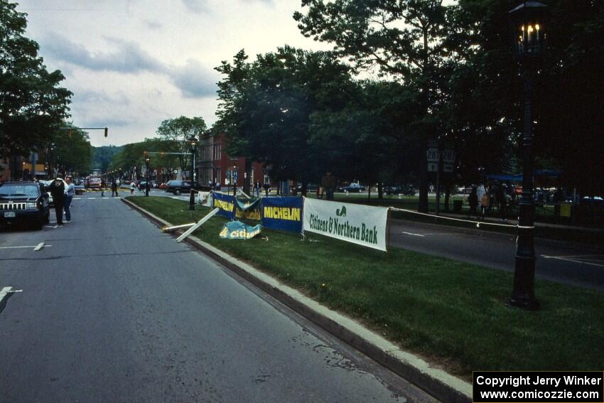 View of morning parc expose in Wellsboro