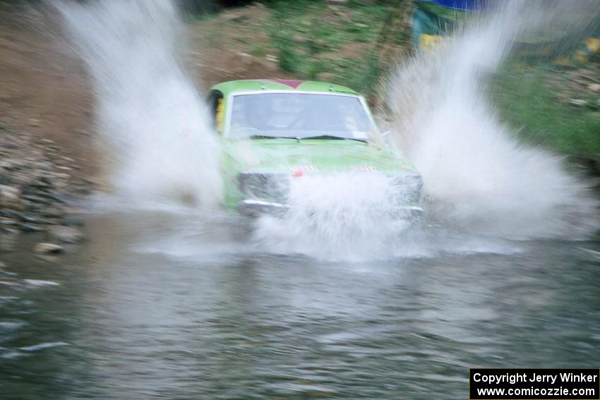 Ann Jordan / Alan Jordan Mazda RX-3 finishes SS1, Stony Crossing.