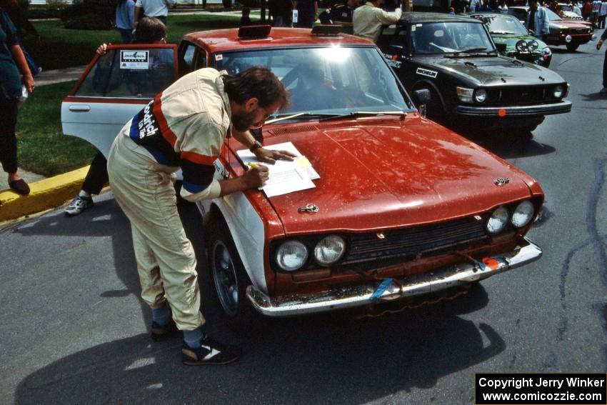 Jimmy Brandt navigated for Pete Lahm in a Datsun 510
