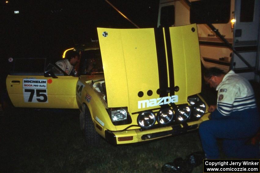 David Liebl / Lou Binkley Mazda RX-7 at Germania service