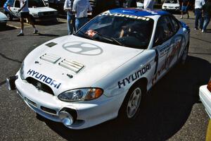 Paul Choinere / Jeff Becker Hyundai Tiburon at parc expose on day two.