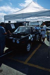 Richard Losee / Kent Livingston VW GTI at parc expose on day two.