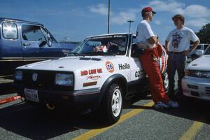 Dave White / Paula Gibeault VW GTI at parc expose on day two.