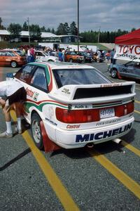 Frank Sprongl / Dan Sprongl Audi S2 Quattro at parc expose on day two.