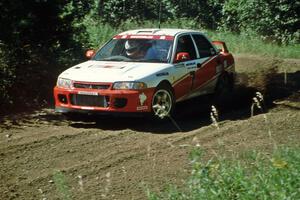 Henry Joy IV / Michael Fennell Mitsubishi Lancer Evo II on SS11, Indian Creek.