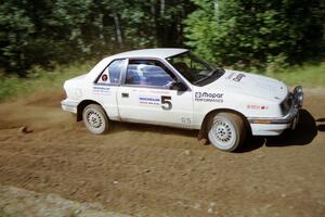 Henry Krolikowski / Cindy Krolikowski Dodge Shadow on SS11, Indian Creek.