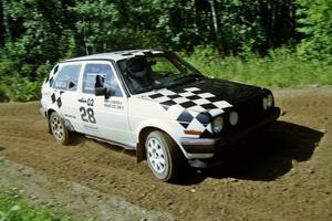 Richard Losee / Kent Livingston VW GTI on SS11, Indian Creek.