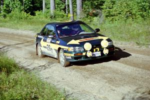 Lee Shadbolt / Paul Eklund Subaru Impreza on SS13, Wolf Lake.