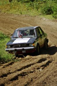 Eric Schroeder / Jennie Mynhier VW Jetta GLI on SS13, Wolf Lake.