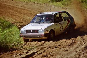 Art Burmeister / Eric Burmeister VW GTI on SS13, Wolf Lake.