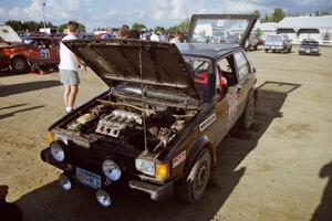 Aaron Hatz / Brendan Higgins VW GTI at Park Rapids service.