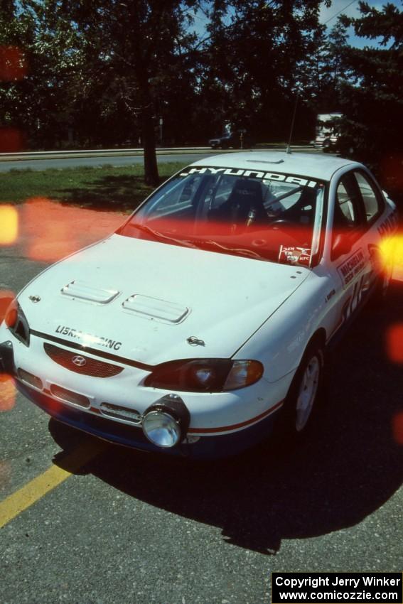 John Buffum / Neil Wilson Hyundai Elantra at parc expose on day two.