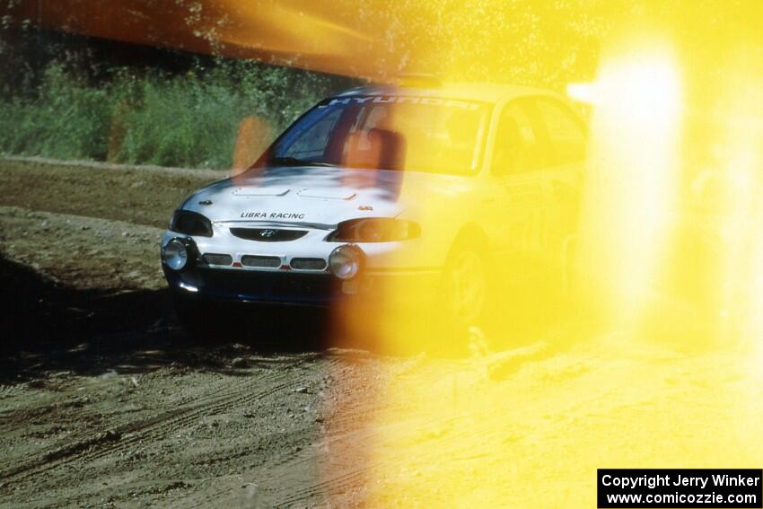 John Buffum / Neil Wilson Hyundai Elantra on SS11, Indian Creek.