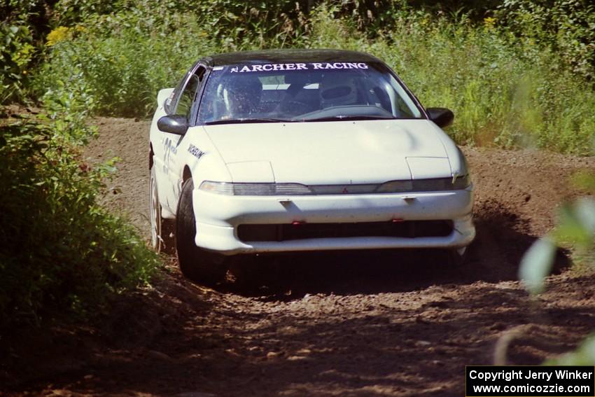 Chris Czyzio / Eric Carlson Mitsubishi Eclipse GSX on SS11, Indian Creek.