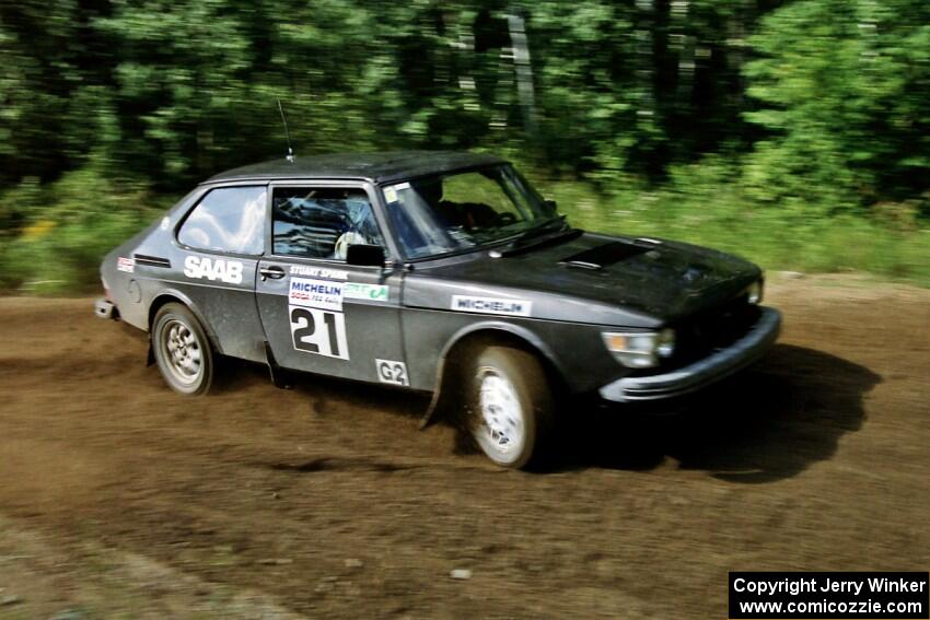 Jerry Sweet / Stuart Spark SAAB 99EMS on SS11, Indian Creek.