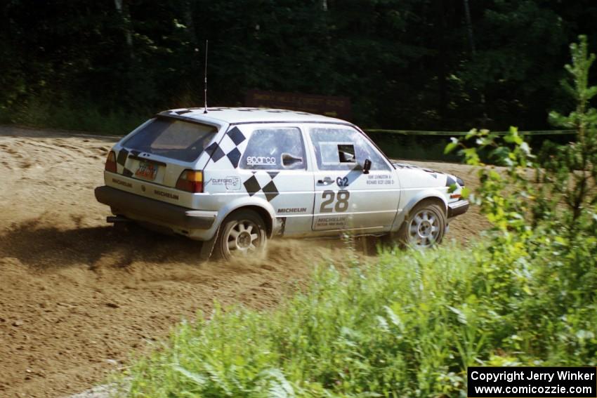 Richard Losee / Kent Livingston VW GTI on SS13, Wolf Lake.