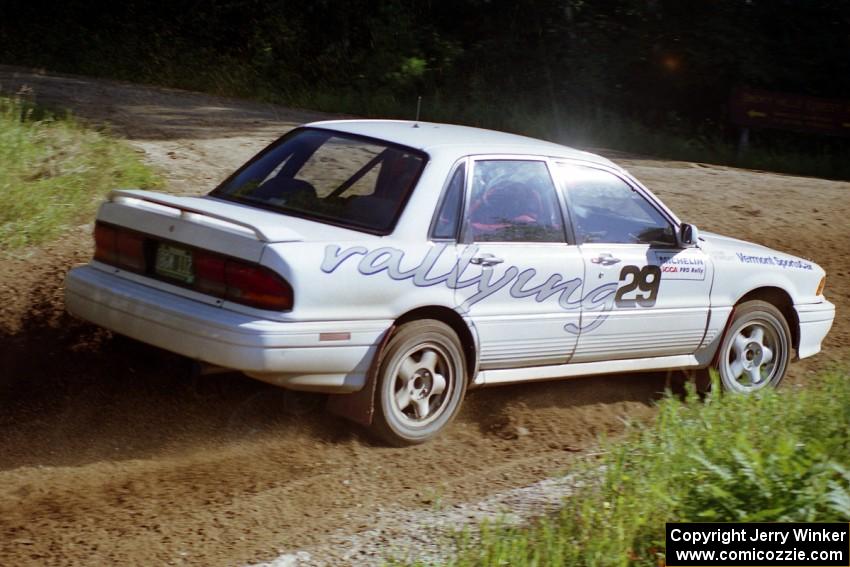 Bill Driegert / Hishin Shim Mitsubishi Galant VR-4 on SS13, Wolf Lake.