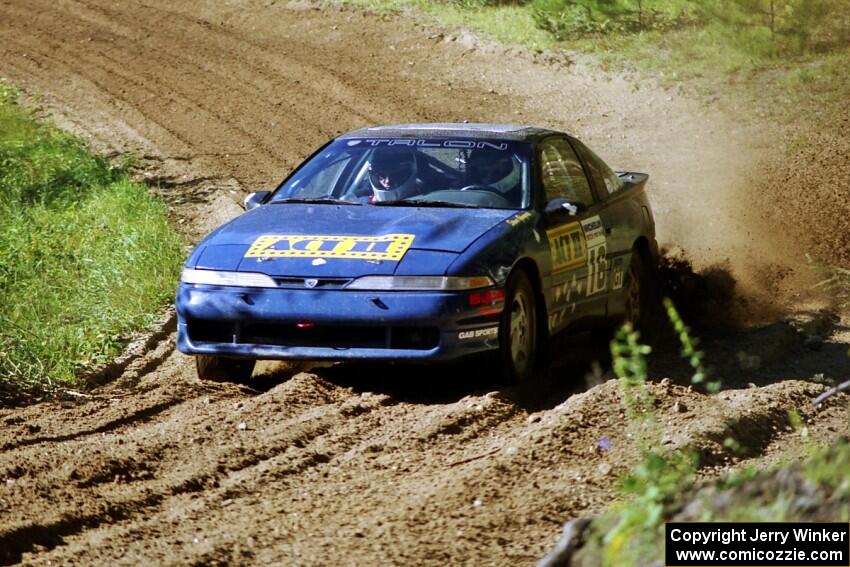 Steve Gingras / Bill Westrick Eagle Talon on SS13, Wolf Lake.