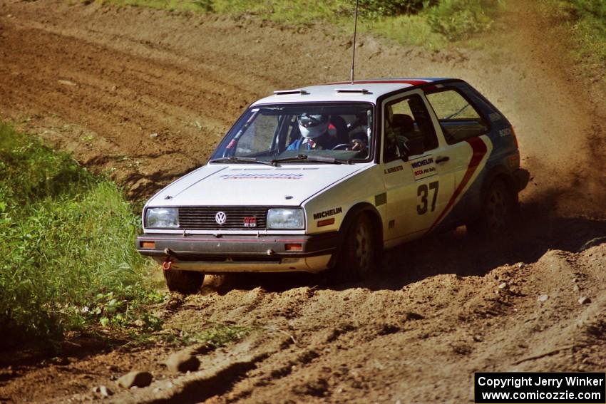 Art Burmeister / Eric Burmeister VW GTI on SS13, Wolf Lake.