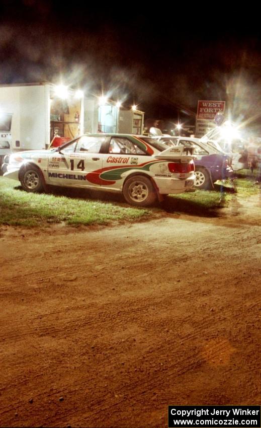 Frank Sprongl / Dan Sprongl Audi S2 Quattro at Park Rapids service.